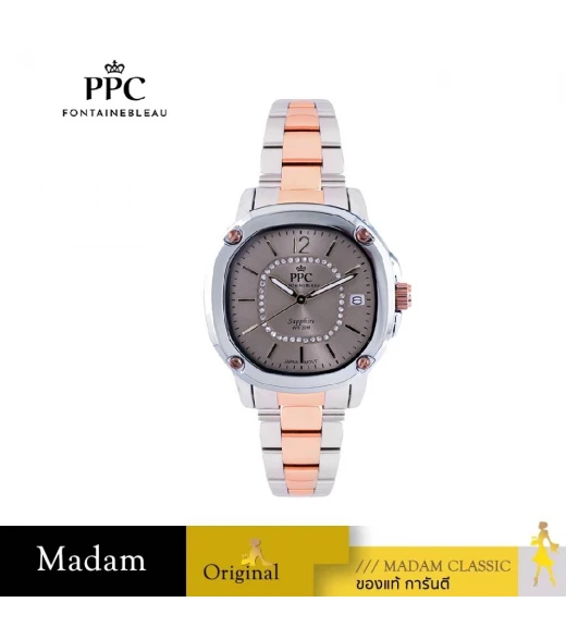นาฬิกา PPC FONTAINEBLEAU PPC-EG09-SRG-LBR CHARLES EG09 35 MM,SILVER ROSEGOLD / LIGHT BROWN นาฬิกา PPC FONTAINEBLEAU PPC-EG09-SRG-LBR CHARLES EG09 35 MM,SILVER ROSEGOLD / LIGHT BROWN