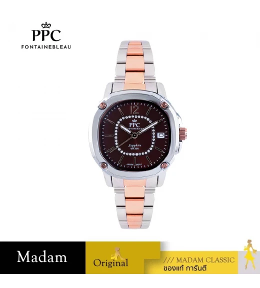นาฬิกา PPC FONTAINEBLEAU PPC-EG09-SRG-BR CHARLES EG09 35 MM,SILVER ROSEGOLD / BROWN นาฬิกา PPC FONTAINEBLEAU PPC-EG09-SRG-BR CHARLES EG09 35 MM,SILVER ROSEGOLD / BROWN