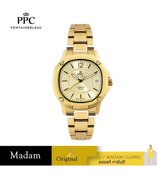 นาฬิกา PPC FONTAINEBLEAU PPC-EG09-GD CHARLES EG09 35 MM,GOLD นาฬิกา PPC FONTAINEBLEAU PPC-EG09-GD CHARLES EG09 35 MM,GOLD