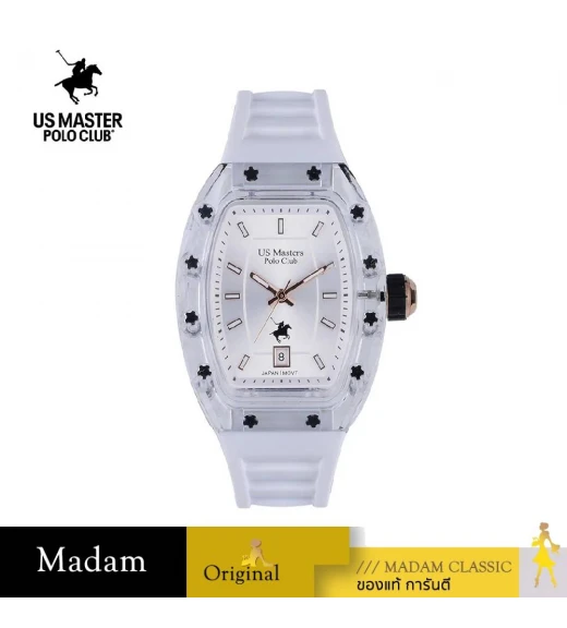 นาฬิกา US MASTERS POLO CLUB USM-DF03-WE FRIST LADY DF03 34 MM.,WHITE นาฬิกา US MASTERS POLO CLUB USM-DF03-WE FRIST LADY DF03 34 MM.,WHITE