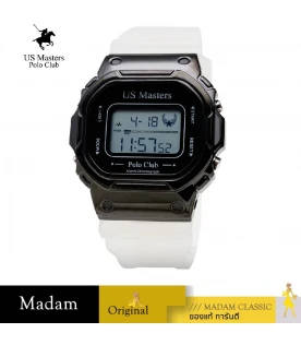 นาฬิกา US MASTERS POLO CLUB AS11.243-WE-BK AS11.243 44.5 MM.,WHITE /  BLACK	