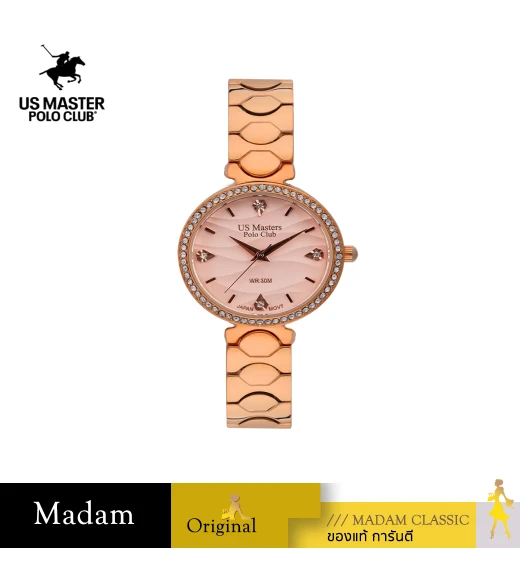 นาฬิกา US MASTERS POLO CLUB USM-DF11-RG-LPK FIRST LADY WIND 30 MM, ROSEGOLD / LIGHT PINK นาฬิกา US MASTERS POLO CLUB USM-DF11-RG-LPK FIRST LADY WIND 30 MM, ROSEGOLD / LIGHT PINK