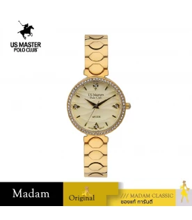 นาฬิกา US MASTERS POLO CLUB USM-DF11-GD FIRST LADY WIND 30 MM.,GOLD