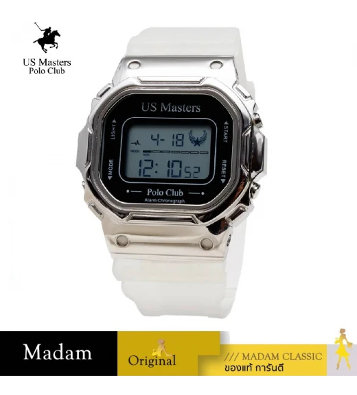 นาฬิกา US MASTERS POLO CLUB AS11.243 AS11.243-WE-SLV 44.5 MM.,WHITE / SILVER นาฬิกา US MASTERS POLO CLUB AS11.243 AS11.243-WE-SLV 44.5 MM.,WHITE / SILVER