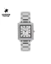 นาฬิกา US MASTERS POLO CLUB USM-DH10-WE FIRST LADY ROMAN SQUARE DATE 28 MM.,WHITE