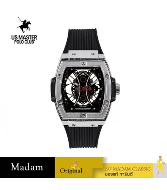 นาฬิกา US MASTERS POLO CLUB USM-DD19-SLV LIBERTY SKELETON D19 47 MM.,SILVER