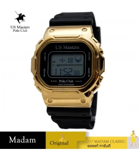 นาฬิกา US MASTERS POLO CLUB AS11.243-BK-GD AS11.243 44.5 MM.,BLACK / GOLD