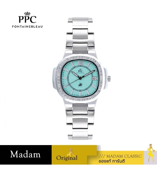 นาฬิกา PPC FONTAINEBLEAU PPC-EB08-TBU MEDICI EB08 38 MM.,TIFFANY BLUE นาฬิกา PPC FONTAINEBLEAU PPC-EB08-TBU MEDICI EB08 38 MM.,TIFFANY BLUE