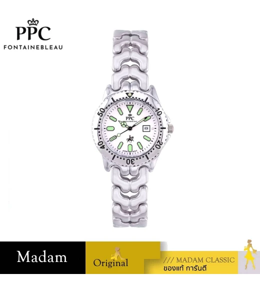 นาฬิกา PPC FONTAINEBLEAU PPC-FA02-WE CANNES ETERNAL GEMS FA02 32 MM.,WHITE นาฬิกา PPC FONTAINEBLEAU PPC-FA02-WE CANNES ETERNAL GEMS FA02 32 MM.,WHITE