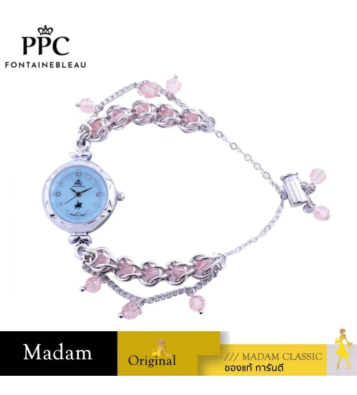 นาฬิกา PPC FONTAINEBLEAU PPC-FB03-LBU CANNES FB03 26 MM.,LIGHT BLUE นาฬิกา PPC FONTAINEBLEAU PPC-FB03-LBU CANNES FB03 26 MM.,LIGHT BLUE