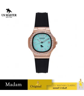 นาฬิกา US MASTERS POLO CLUB USM-DD54-RG-TBU EMPIRE LADY DD54 32 CM.,ROSEGOLD / TIFFANY BLUE	