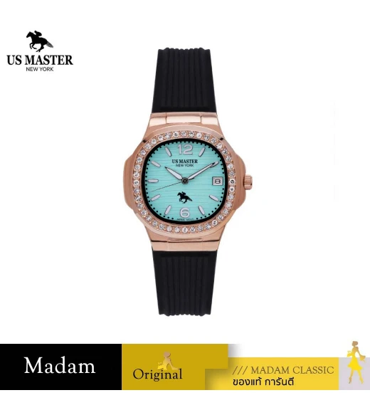 นาฬิกา US MASTERS POLO CLUB USM-DD54-RG-TBU EMPIRE LADY DD54 32 CM.,ROSEGOLD / TIFFANY BLUE	