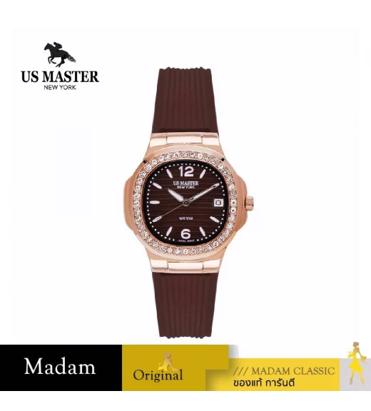 นาฬิกา US MASTER NEW YORK USM-DD54-BR-RBR EMPIRE LADY DD54 32 MM.,BROWN / ROSEGOLD / BROWN นาฬิกา US MASTER NEW YORK USM-DD54-BR-RBR EMPIRE LADY DD54 32 MM.,BROWN / ROSEGOLD / BROWN