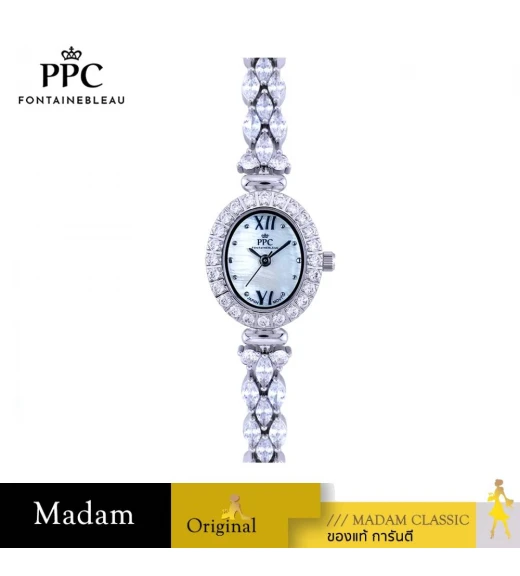 นาฬิกา PPC FONTAINEBLEAU PPC-EG05-WE ÉTOILE EG05 20 MM.,WHITE นาฬิกา PPC FONTAINEBLEAU PPC-EG05-WE ÉTOILE EG05 20 MM.,WHITE