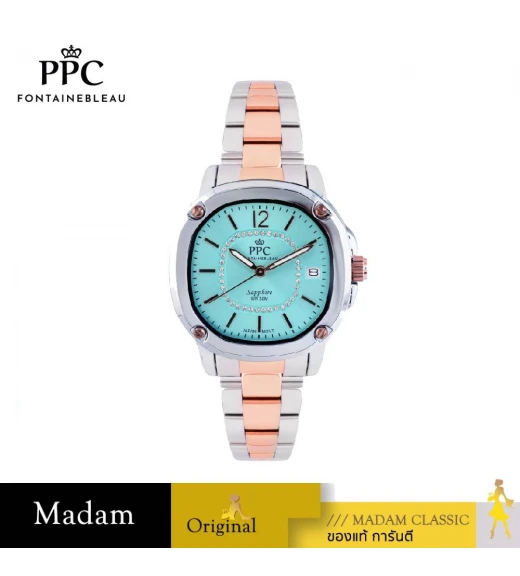 นาฬิกา PPC FONTAINEBLEAU PPC-EG09-SRG-TBU CHARLES EG09 35 MM.,SILVER ROSEGOLD / TIFFANY BLUE นาฬิกา PPC FONTAINEBLEAU PPC-EG09-SRG-TBU CHARLES EG09 35 MM.,SILVER ROSEGOLD / TIFFANY BLUE
