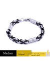 กำไล FRIGGA FGA-JFE06-SBK FGA-JFE06 22 MM.,SILVER / BLACK กำไล FRIGGA FGA-JFE06-SBK FGA-JFE06 22 MM.,SILVER / BLACK