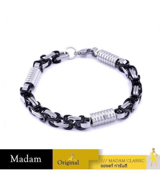 กำไล FRIGGA FGA-JFE06-SBK FGA-JFE06 22 MM.,SILVER / BLACK กำไล FRIGGA FGA-JFE06-SBK FGA-JFE06 22 MM.,SILVER / BLACK