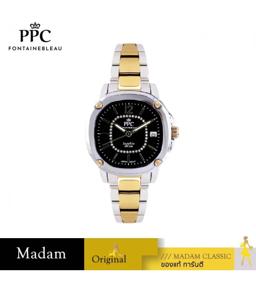นาฬิกา PPC FONTAINEBLEAU PPC-EG09-SGD-BK CHARLES EG09 35 MM.,SILVER GOLD / BLACK นาฬิกา PPC FONTAINEBLEAU PPC-EG09-SGD-BK CHARLES EG09 35 MM.,SILVER GOLD / BLACK
