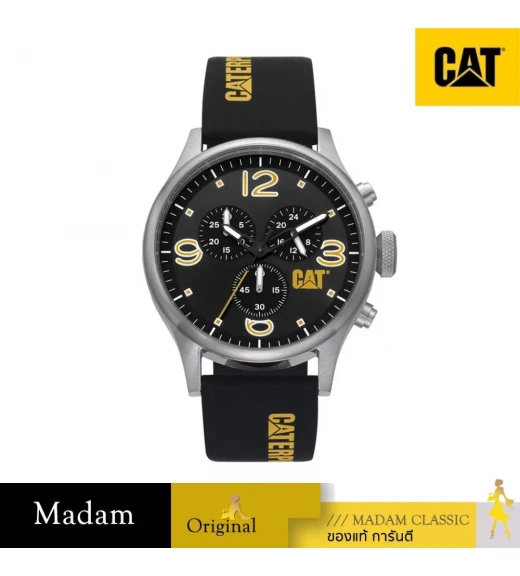 นาฬิกา CATERPILLAR QB.143.27.137 CAT DIAM CHRONO 44 MM.,SILVER / BLACK