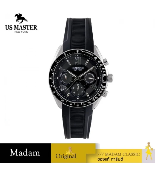 นาฬิกา US MASTER NEW YORK USM-EK12-BK-BK CONTINENTAL EK12 42 MM.,BLACK / BLACK