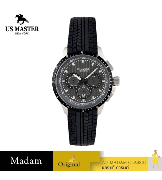 นาฬิกา US MASTER NEW YORK USM-EK09-BK-GY CONTINENTAL EK09 44 MM.,BLACK / GREY