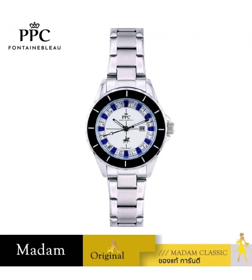 นาฬิกา PPC FONTAINEBLEAU PPC-FB02-WBU LER BRETON FB02 33 MM.,WHITE BLUE นาฬิกา PPC FONTAINEBLEAU PPC-FB02-WBU LER BRETON FB02 33 MM.,WHITE BLUE