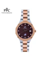 นาฬิกา PPC FONTAINEBLEAU PPC-FA06-SRG-BR JOAN FA06 18 MM.,SILVER ROSEGOLD / BROWN