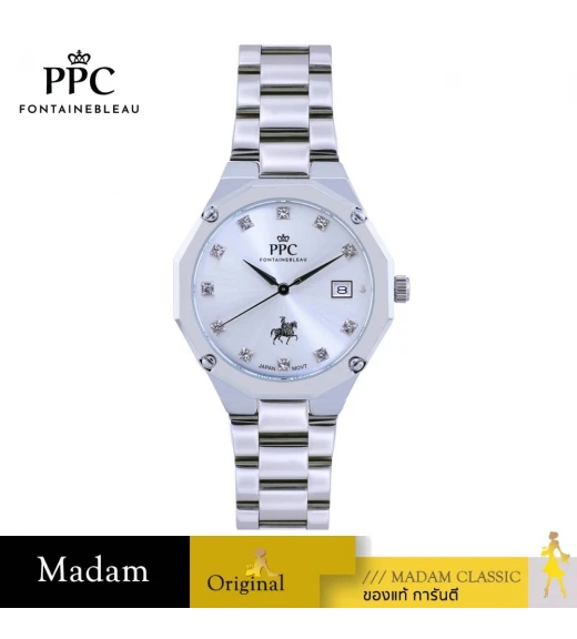 นาฬิกา PPC FONTAINEBLEAU PPC-FA06-WE JOAN FA06 18 MM.,WHITE นาฬิกา PPC FONTAINEBLEAU PPC-FA06-WE JOAN FA06 18 MM.,WHITE