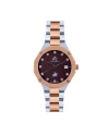 นาฬิกา PPC FONTAINEBLEAU PPC-FA06-SRG-BR JOAN FA06 18 MM.,SILVER ROSEGOLD / BROWN