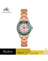 นาฬิกา PPC FONTAINEBLEAU PPC-FB02-RG-RGN LER BRETON FB02 33 MM.,ROSEGOLD / GREEN