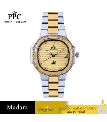 นาฬิกา PPC FONTAINEBLEAU PPC-FA07-SGD-GD MEDICI FA07 33 MM.,SILVER GOLD / GOLD