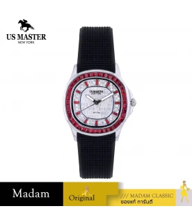 นาฬิกา US MASTER NEW YORK USM-ED02-BK-WER DIANA ED02 35 MM.,BLACK / WHITE RED