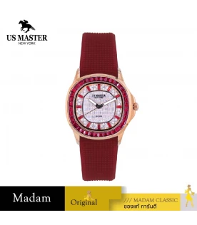 นาฬิกา US MASTER NEW YORK USM-ED02-RD-RGR DIANA ED02 35 MM.,RED / ROSEGOLD RED