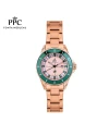นาฬิกา PPC FONTAINEBLEAU PPC-FB02-RG-RGN LER BRETON FB02 33 MM.,ROSEGOLD / GREEN