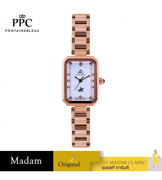 นาฬิกา PPC FONTAINEBLEAU PPC-FA04-RG-WE DORÉE FA04 20.5 MM.,ROSEGOLD / WHITE นาฬิกา PPC FONTAINEBLEAU PPC-FA04-RG-WE DORÉE FA04 20.5 MM.,ROSEGOLD / WHITE