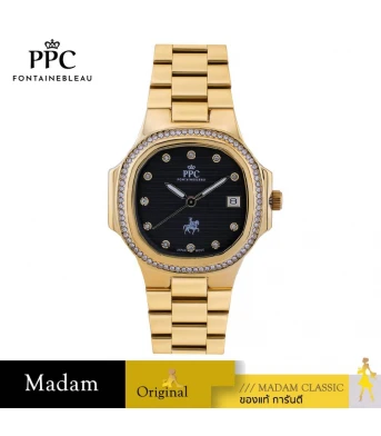 นาฬิกา PPC FONTAINEBLEAU PPC-FA07-GD-BK MEDICI FA07 33 MM.,GOLD / BLACK