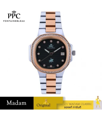 นาฬิกา PPC FONTAINEBLEAU PPC-FA07-SRG-BK MEDICI FA07 33 MM.,SILVER ROSEGOLD / BLACK