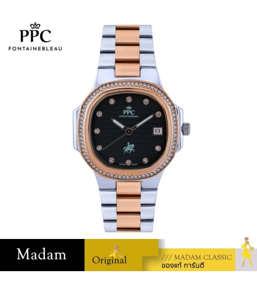 นาฬิกา PPC FONTAINEBLEAU PPC-FA07-SRG-BK MEDICI FA07 33 MM.,SILVER ROSEGOLD / BLACK นาฬิกา PPC FONTAINEBLEAU PPC-FA07-SRG-BK MEDICI FA07 33 MM.,SILVER ROSEGOLD / BLACK