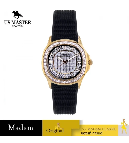 นาฬิกา US MASTER NEW YORK USM-ED02-BK-GBK DIANA ED02 35 MM.,BLACK / GOLD BLACK นาฬิกา US MASTER NEW YORK USM-ED02-BK-GBK DIANA ED02 35 MM.,BLACK / GOLD BLACK