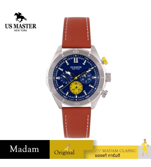 นาฬิกา US MASTER NEW YORK USM-FA02-BR-BU CONTINENTAL FA02 45 MM.,BROWN / BLUE นาฬิกา US MASTER NEW YORK USM-FA02-BR-BU CONTINENTAL FA02 45 MM.,BROWN / BLUE