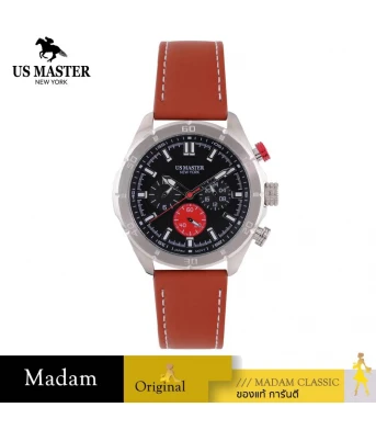 นาฬิกา US MASTER NEW YORK USM-FA02-BR-BK CONTINENTAL FA02 45 MM.,BROWN / BLACK