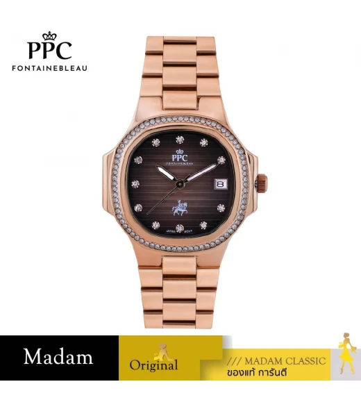 นาฬิกา PPC FONTAINEBLEAU PPC-FA07-RG-BR MEDICI FA07 33 MM.,ROSEGOLD / BROWN นาฬิกา PPC FONTAINEBLEAU PPC-FA07-RG-BR MEDICI FA07 33 MM.,ROSEGOLD / BROWN