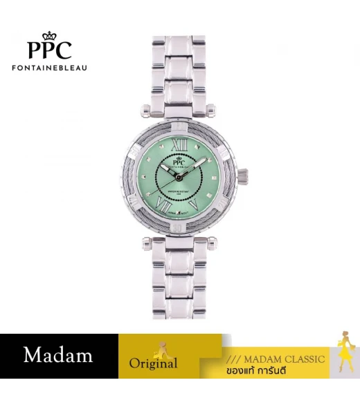นาฬิกา PPC FONTAINEBLEAU PPC-EL01-MGN CANNES EL01 34 MM.,MINT GREEN