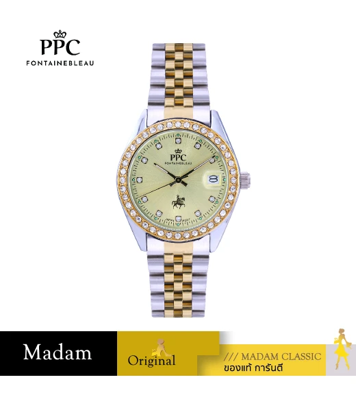 นาฬิกา PPC FONTAINEBLEAU   PPC-FC01-SGD-GD ÉTOILE FC01 36 MM,SILVER GOLD / GOLD	