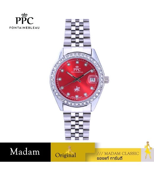 นาฬิกา PPC FONTAINEBLEAU PPC-FC01-RD ÉTOILE FC01 36 MM,RED นาฬิกา PPC FONTAINEBLEAU PPC-FC01-RD ÉTOILE FC01 36 MM,RED