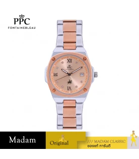 นาฬิกา PPC FONTAINEBLEAU   PPC-FC02-SRG-RG LER BRETON FC02 33 MM,SILVER ROSEGOLD / ROSEGOLD	