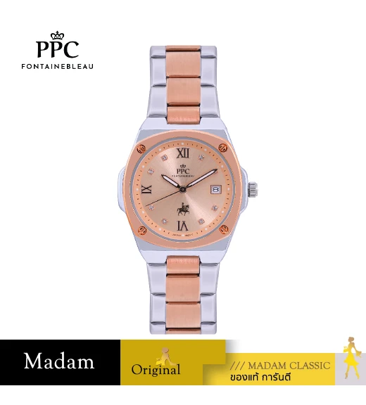 นาฬิกา PPC FONTAINEBLEAU PPC-FC02-SRG-RG LER BRETON FC02 33 MM,SILVER ROSEGOLD / ROSEGOLD นาฬิกา PPC FONTAINEBLEAU PPC-FC02-SRG-RG LER BRETON FC02 33 MM,SILVER ROSEGOLD / ROSEGOLD