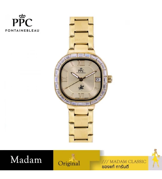 นาฬิกา PPC FONTAINEBLEAU PPC-FC03-GD DORÉE FC03 30 MM.,GOLD นาฬิกา PPC FONTAINEBLEAU PPC-FC03-GD DORÉE FC03 30 MM.,GOLD