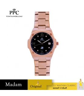 นาฬิกา PPC FONTAINEBLEAU   PPC-FC02-RG-BK LER BRETON FC02 33 MM,ROSEGOLD / BLACK	