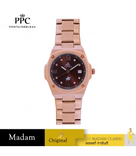 นาฬิกา PPC FONTAINEBLEAU   PPC-FC02-RG-BR LER BRETON FC02 33 MM,ROSEGOLD / BROWN	